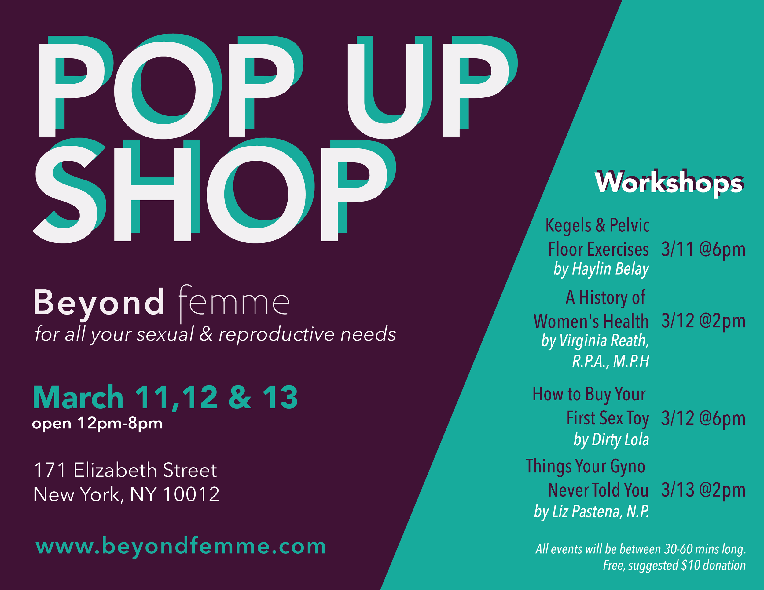 Beyond Femme Pop-up