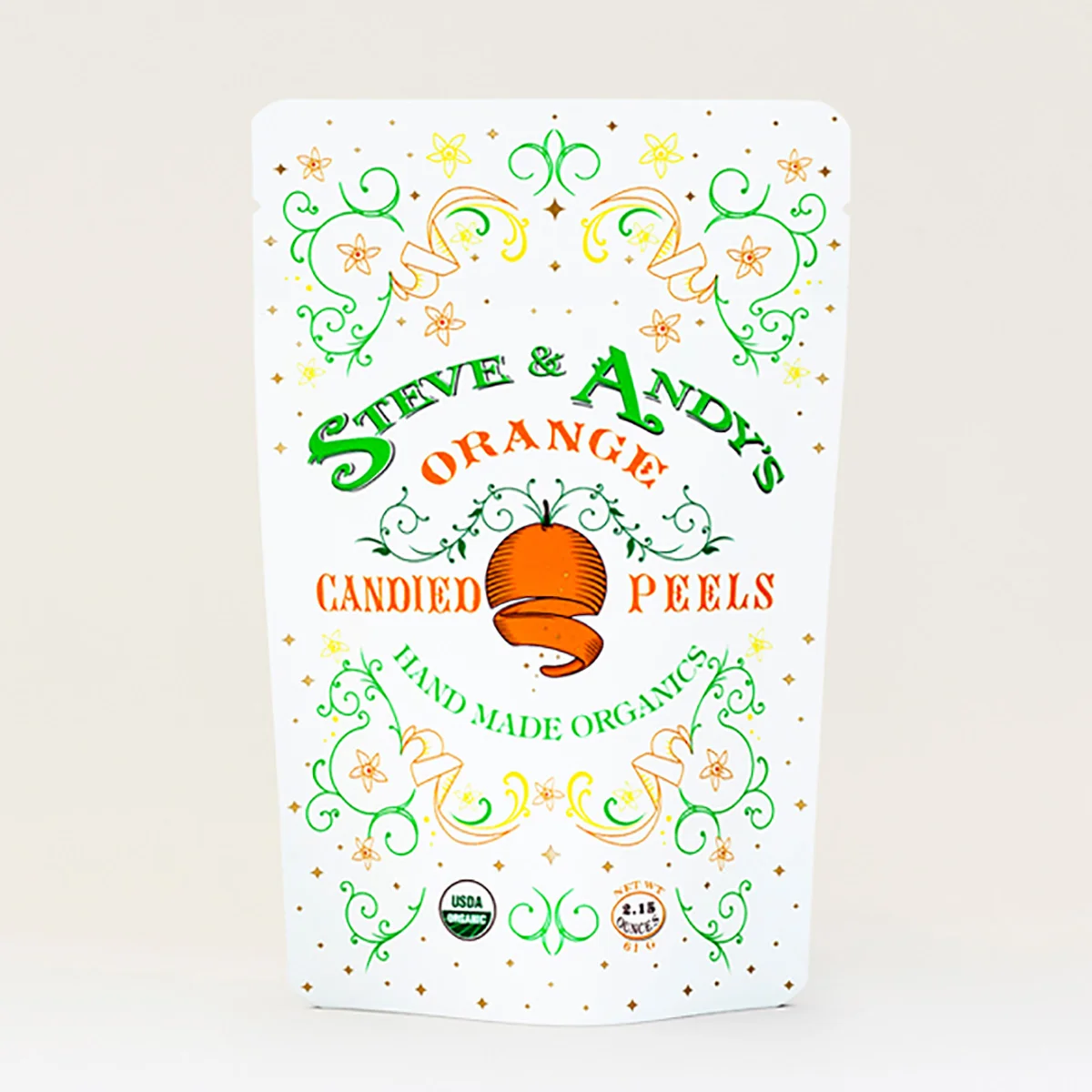 ORGANIC ORANGE CANDIED PEELS