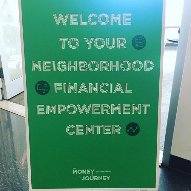 Setting up a #Popup neighborhood financial empowerment center with the @parsonsschoolofdesign #desis team at Neighborhood Trust Partners in #washingtonheights