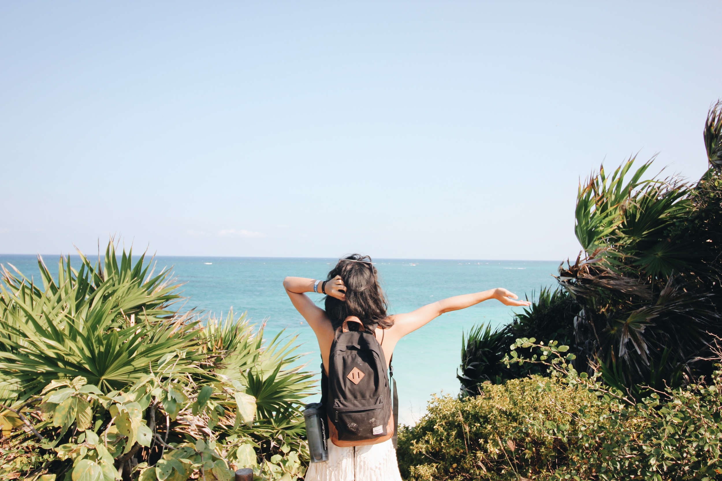 Natalie in Tulum.
