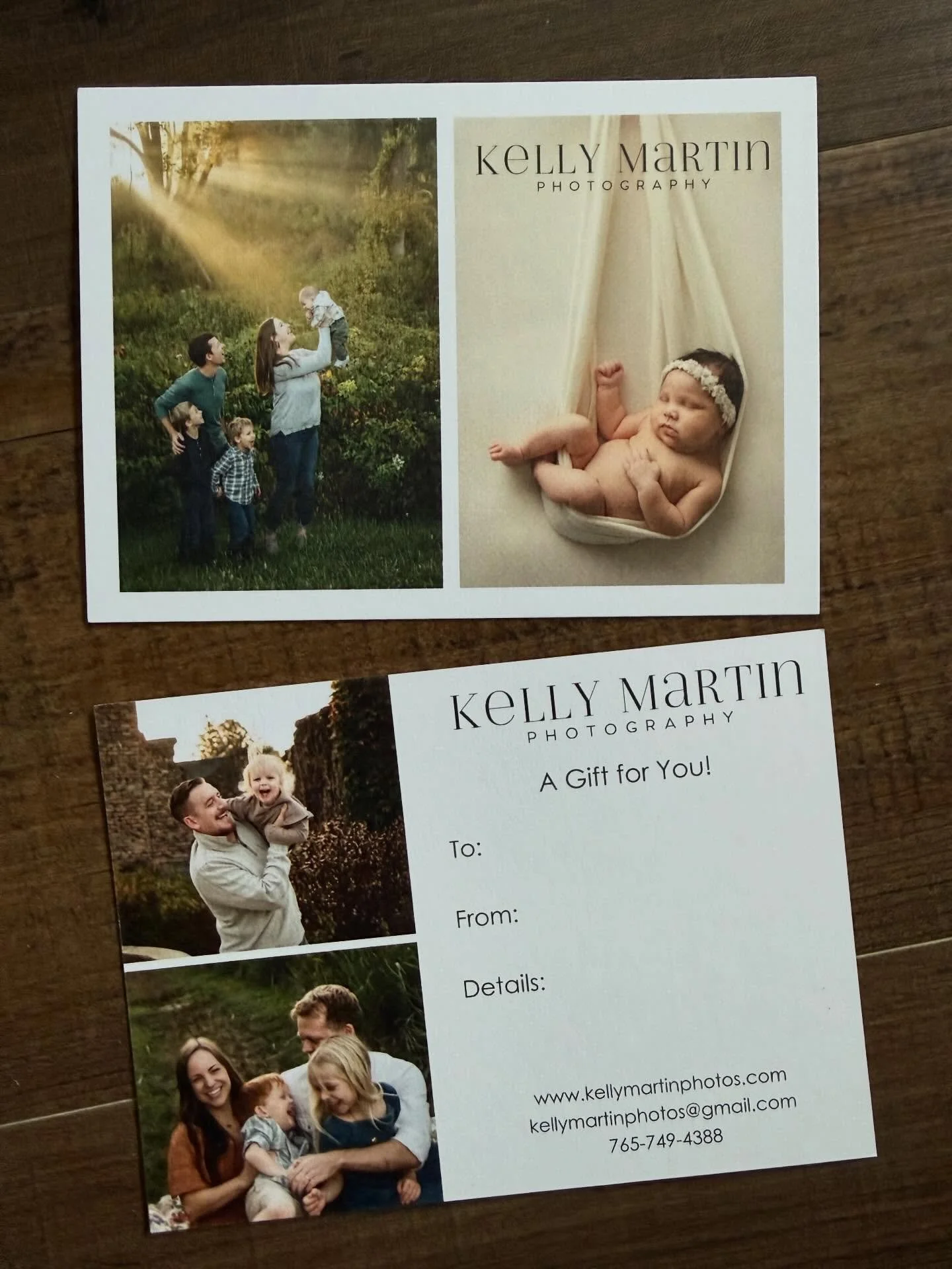 My new gift cards just arrived and are looking to make someone&rsquo;s day.  Perfect for any mom (because she&rsquo;s probably never in photos!), or soon to be mom, or a family that never takes the time to schedule family photos.  Message me to snag 