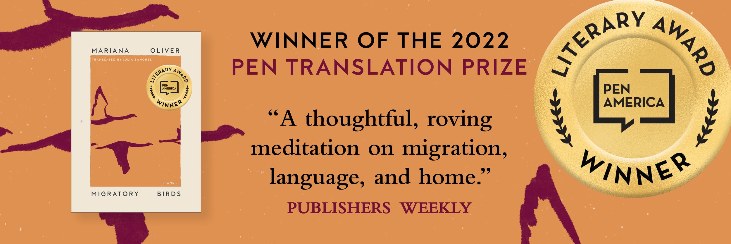 Mariana Oliver - PEN Translation Prize