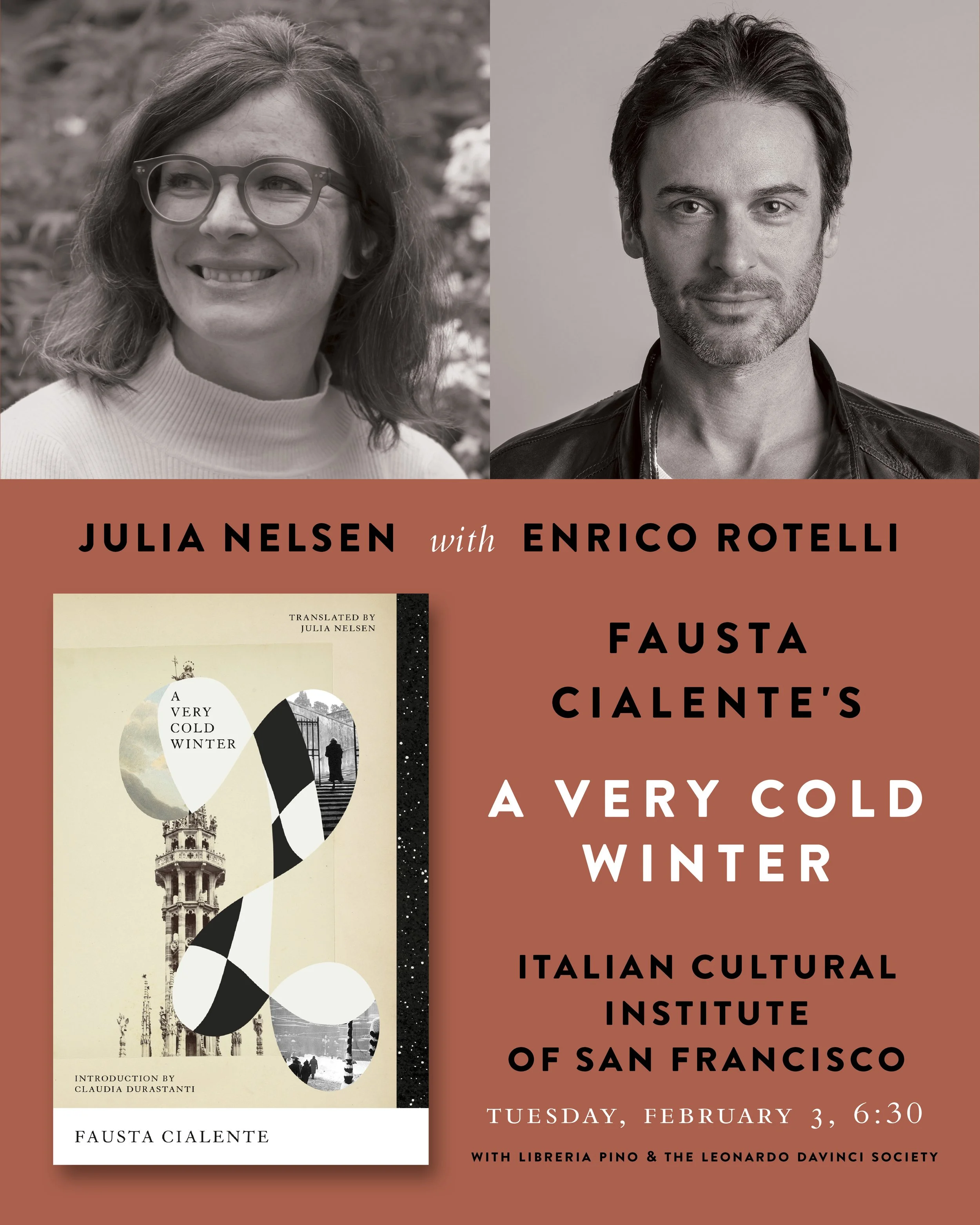 Julia Nelsen &amp; Enrico Rotelli present Fausta Cialente’s A Very Cold Winter
