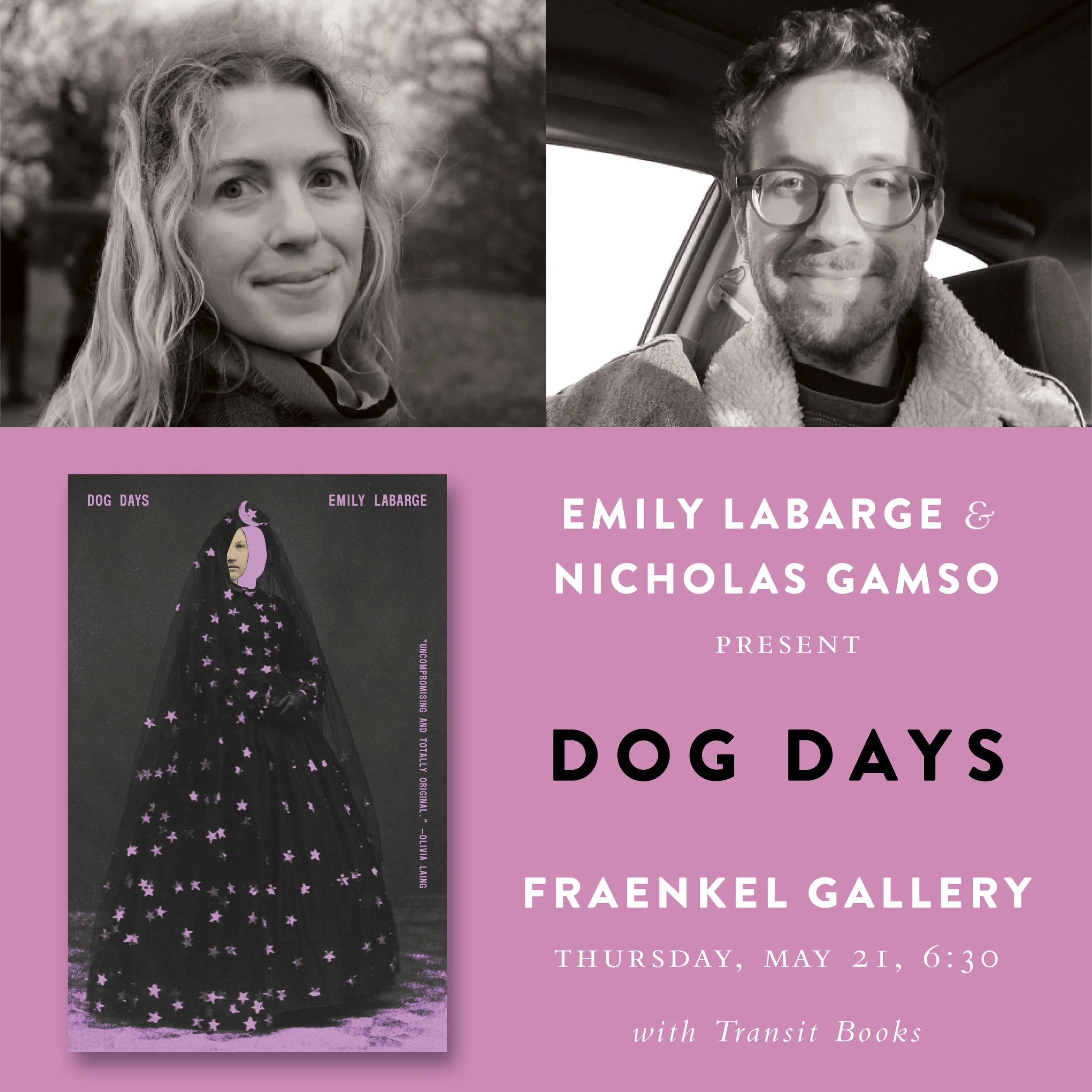SF: Emily LaBarge &amp; Nicholas Gamso launch "Dog Days" at Fraenkel Gallery