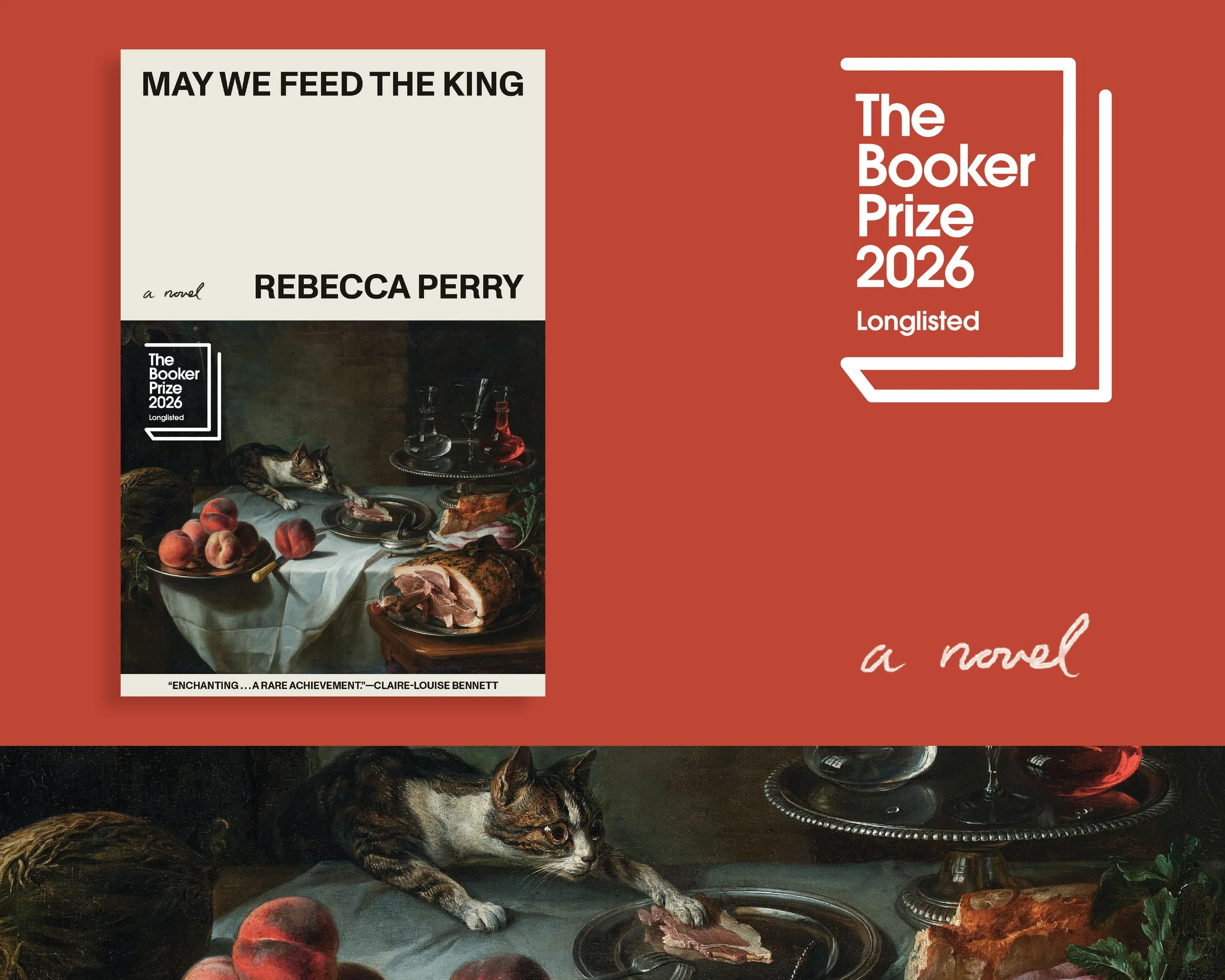 Rebecca Perry's "May We Feed the King" longlisted for 2026 Booker Prize