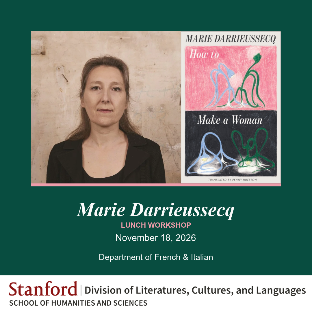 Marie Darrieussecq at Stanford University