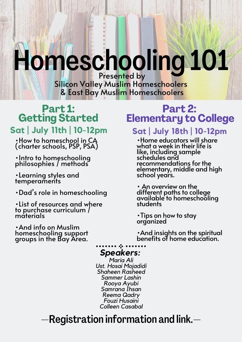 Homeschooling 101 Event 