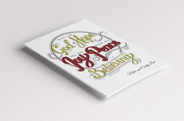 Love Custom Christmas Card two