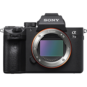 Sony A7III Digital Mirrorless Camera (Body Only) Daily Rental $125.00 Weekly Rental $500.00 *Metabones Canon to Sony adapter available at no charge with rental.