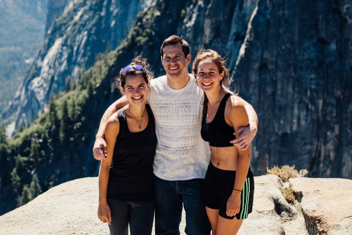 The kids all grown up! From left to right: Teagan, Ashton, and Siri (born after the creation of the company) . 