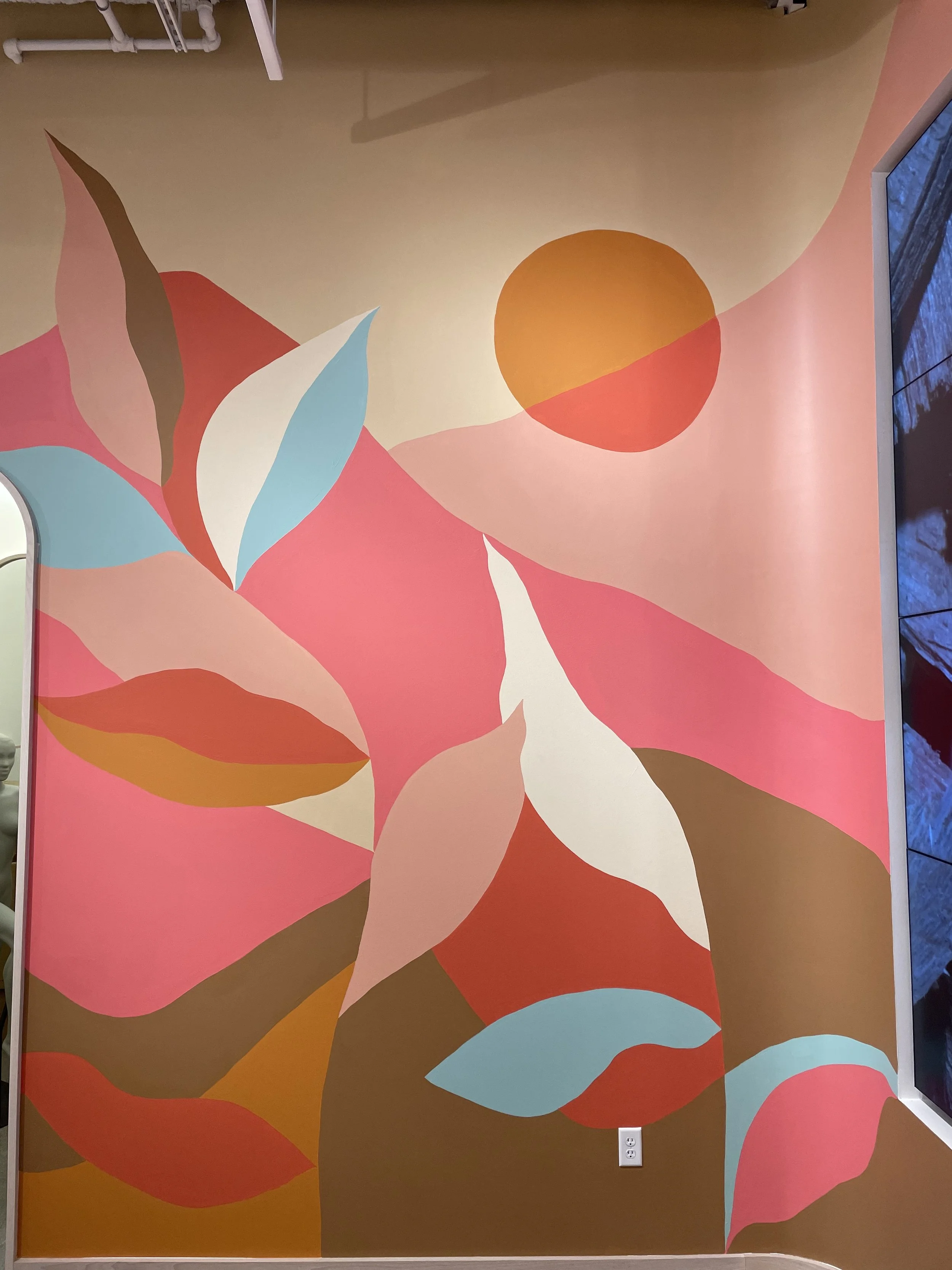 Athlete Mural at Gap Inc. HQ