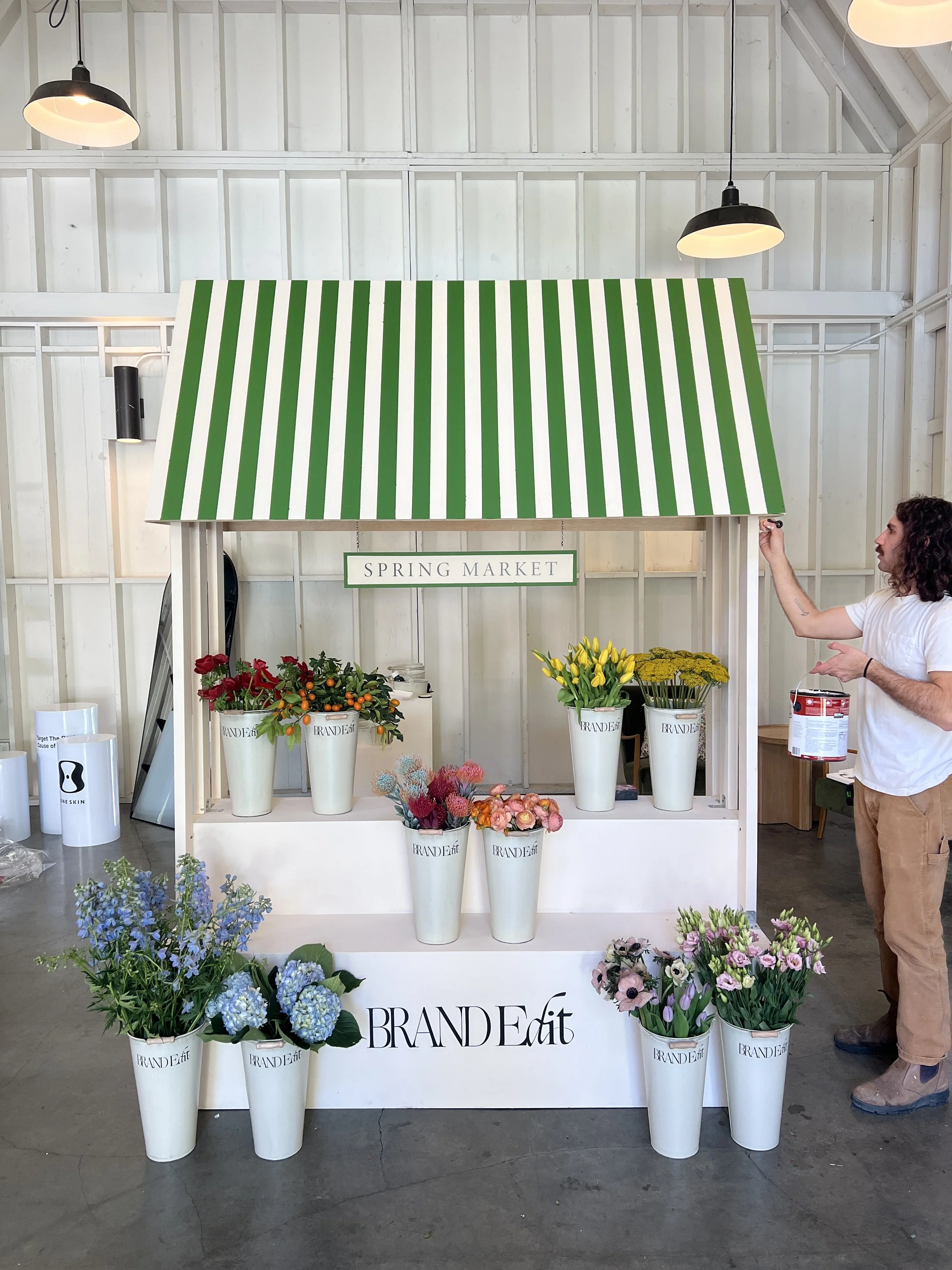Spring Flower Market Installation