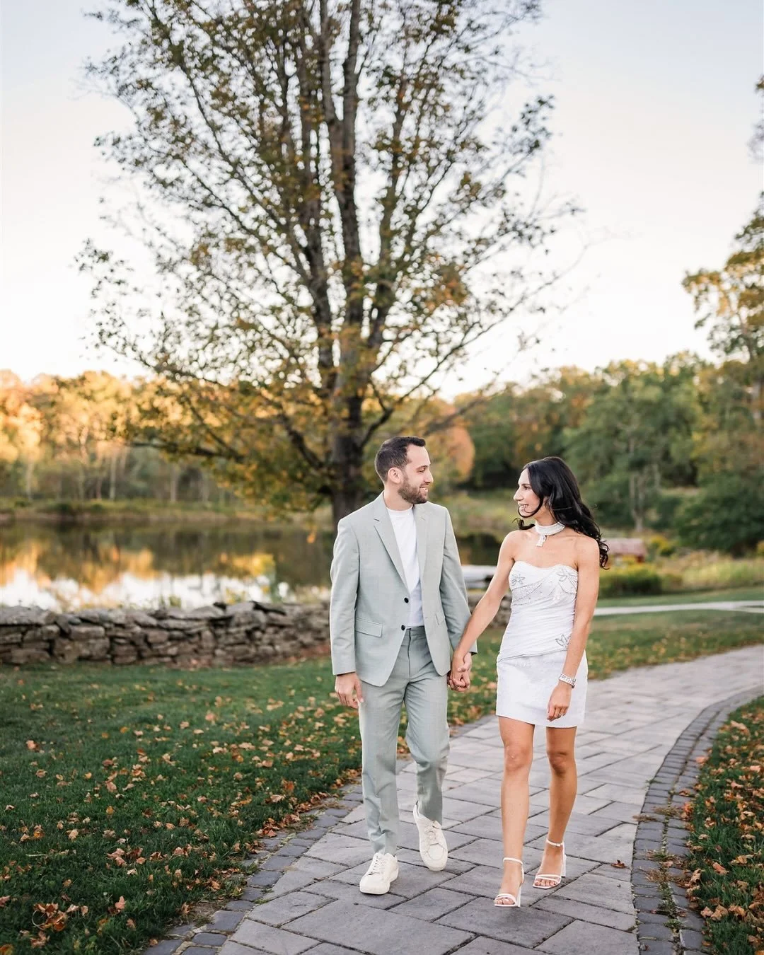 I had the honor of photographing the night before Rachel and Travis&rsquo;s wedding, and it was filled with so much joy and anticipation! ✨ One of my favorite details was Rachel&rsquo;s dress&mdash;beautifully created from her mom&rsquo;s wedding dre