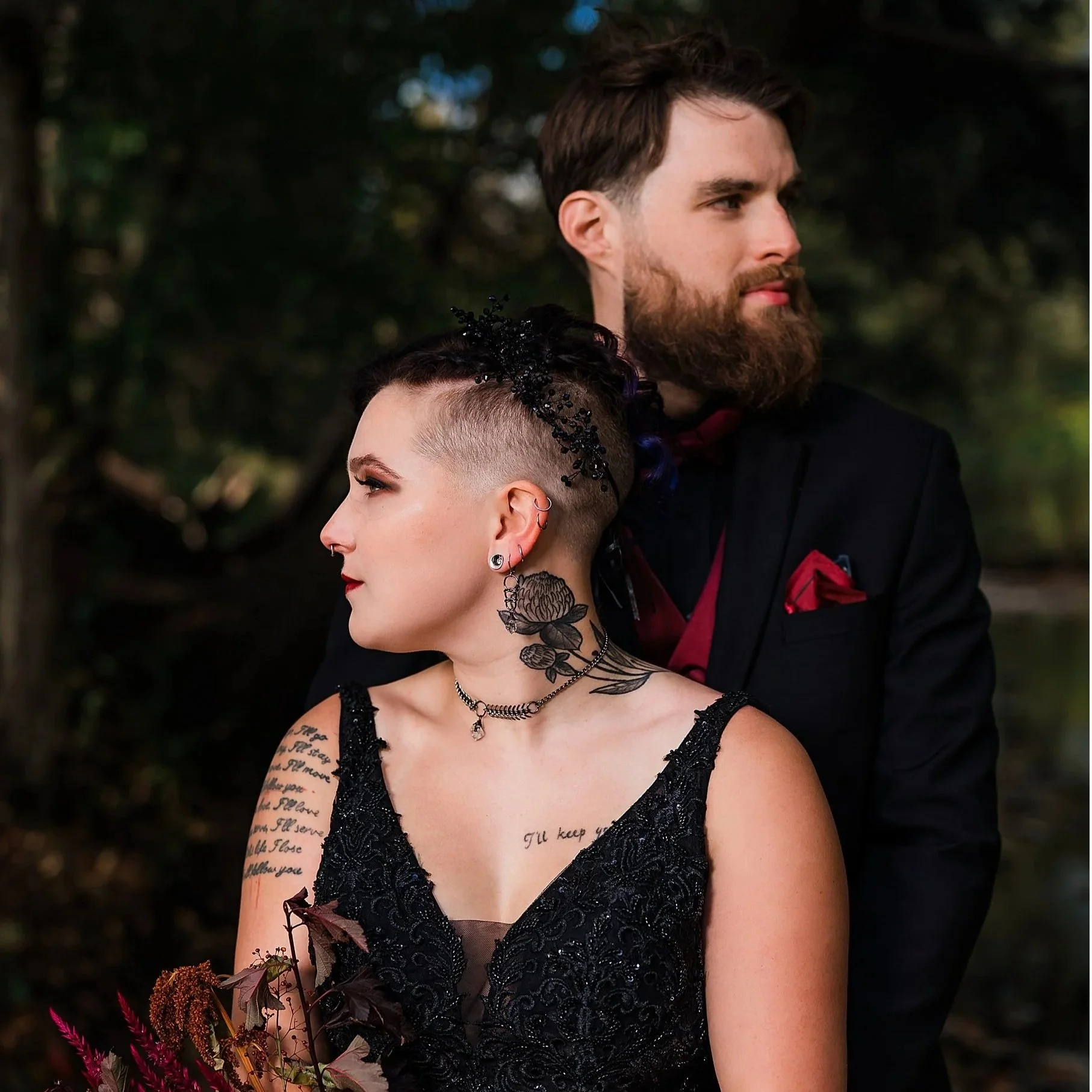 Sarah &amp; Chris’ Rock n Roll Bride Featured Engagement Session &amp; Wedding DAy