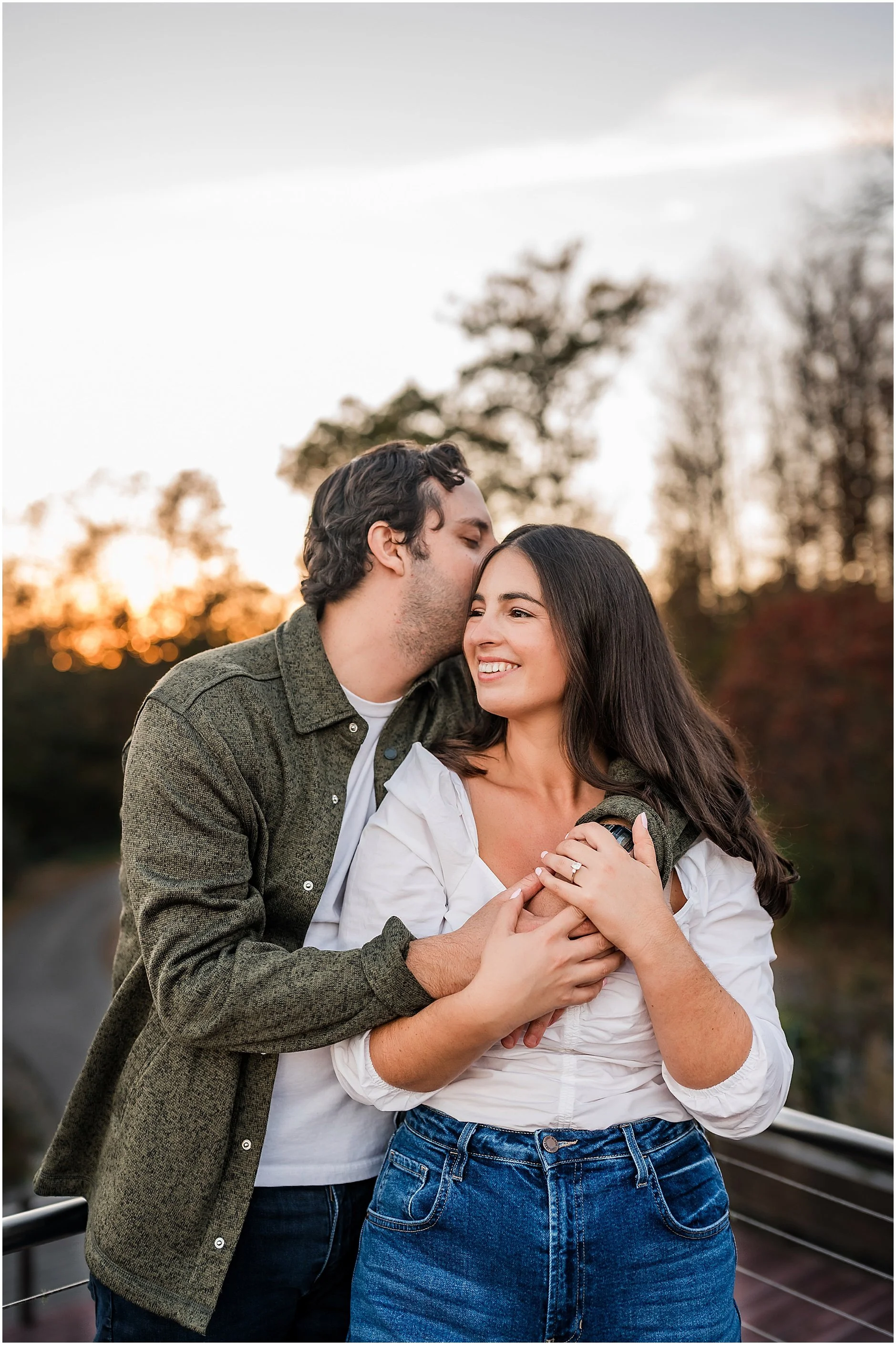 Natural and candid Cooperstown NY engagement photography