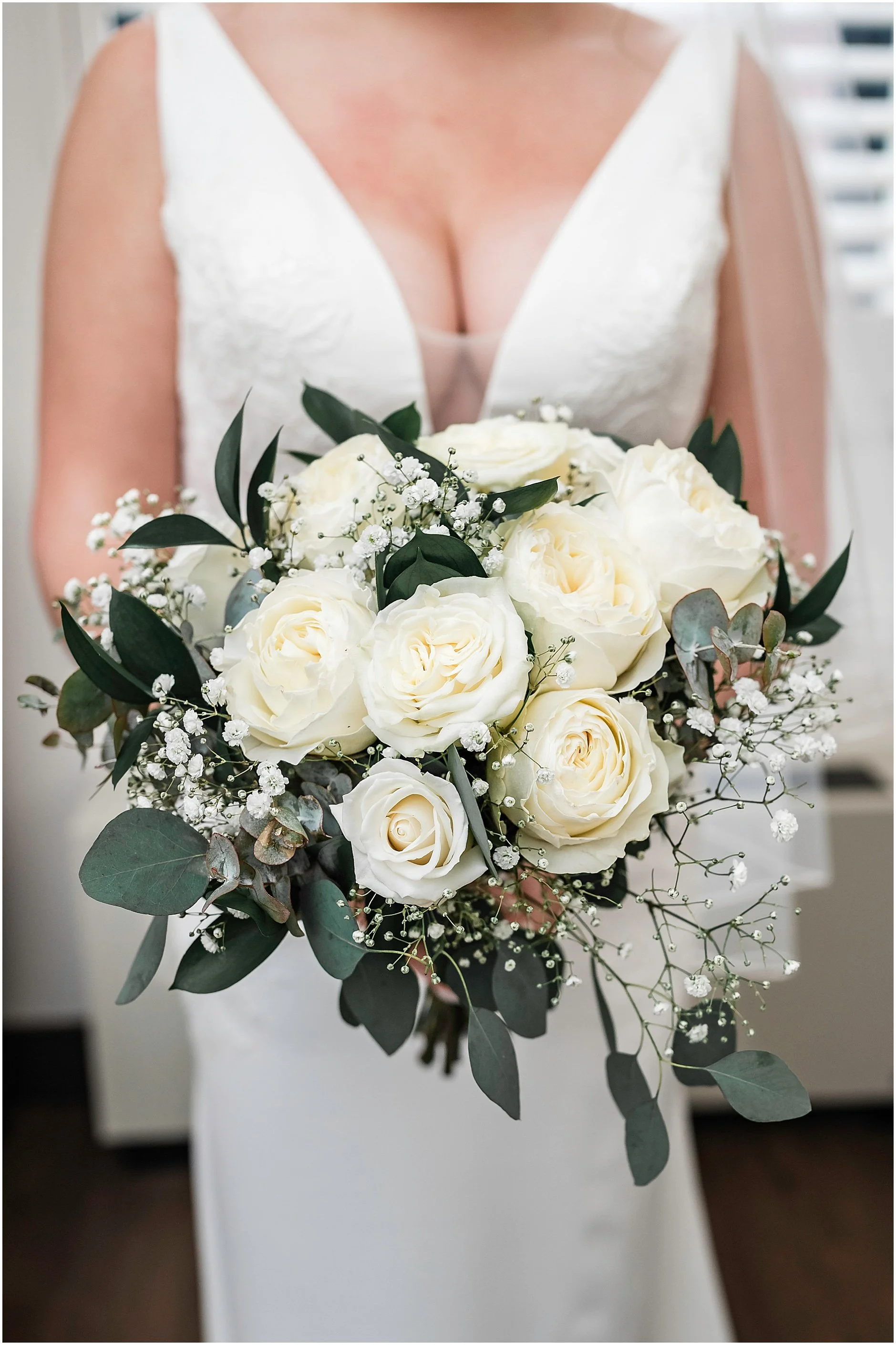 Image of an Upstate, NY bride's bouquet .