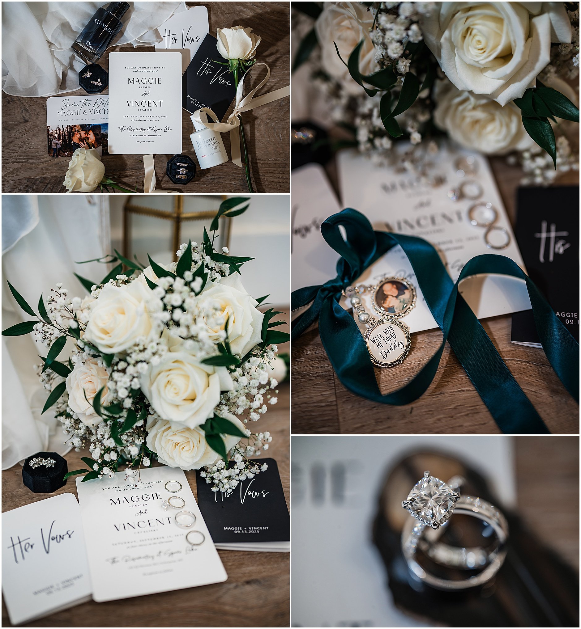 Details of a Cooperstown New York wedding at The Rosemary at Spano Lake