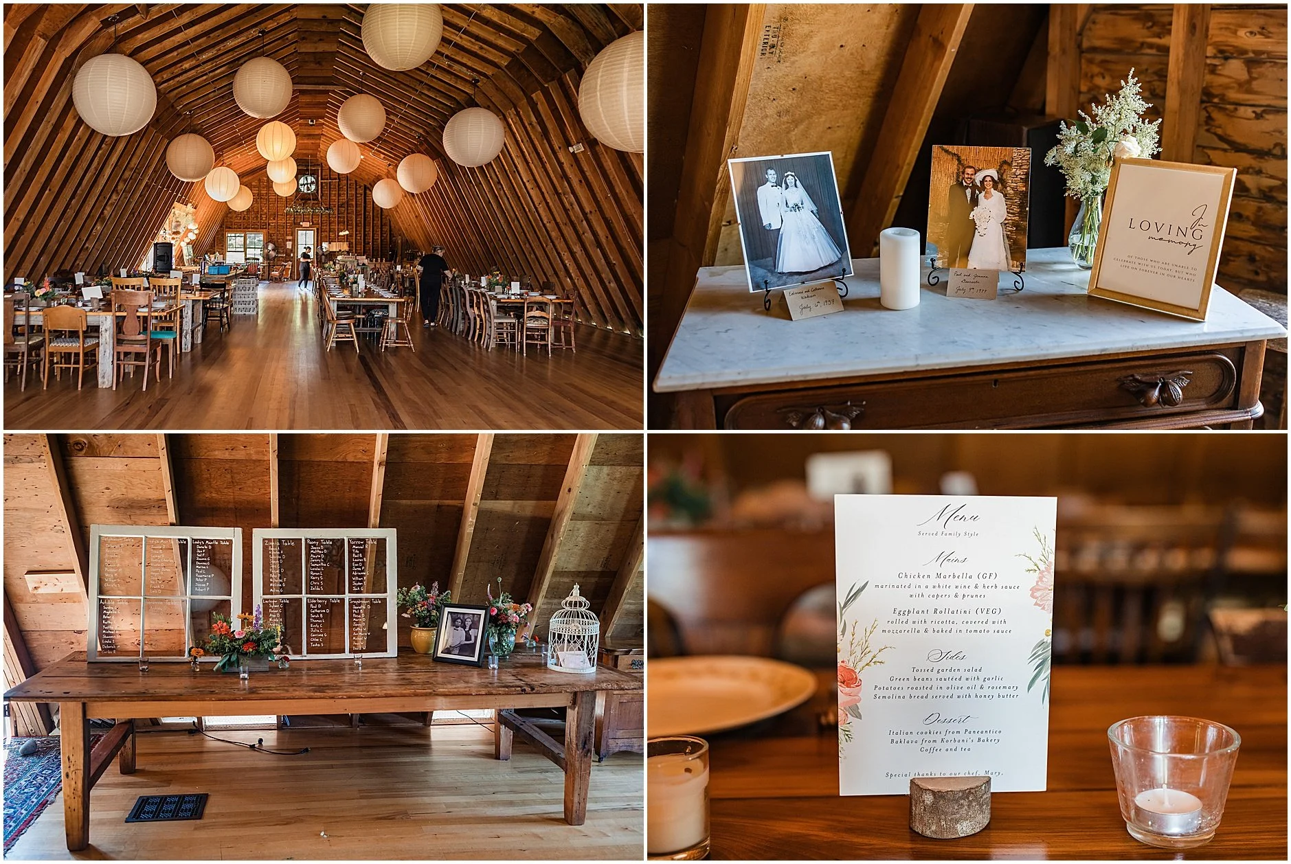 The Inn at West Settlement reception space