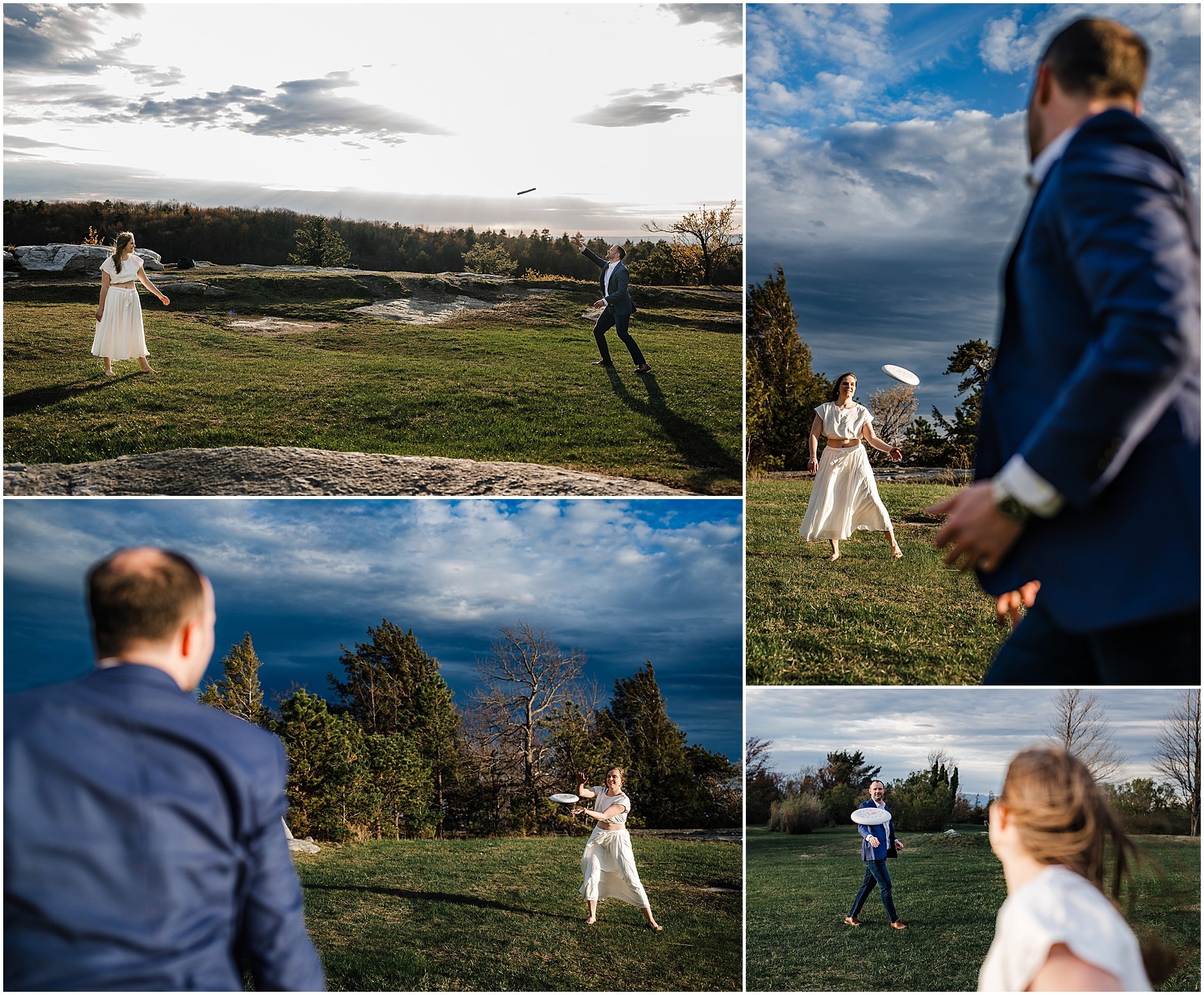 Natural candid engagement photography in Hudson Valley New York