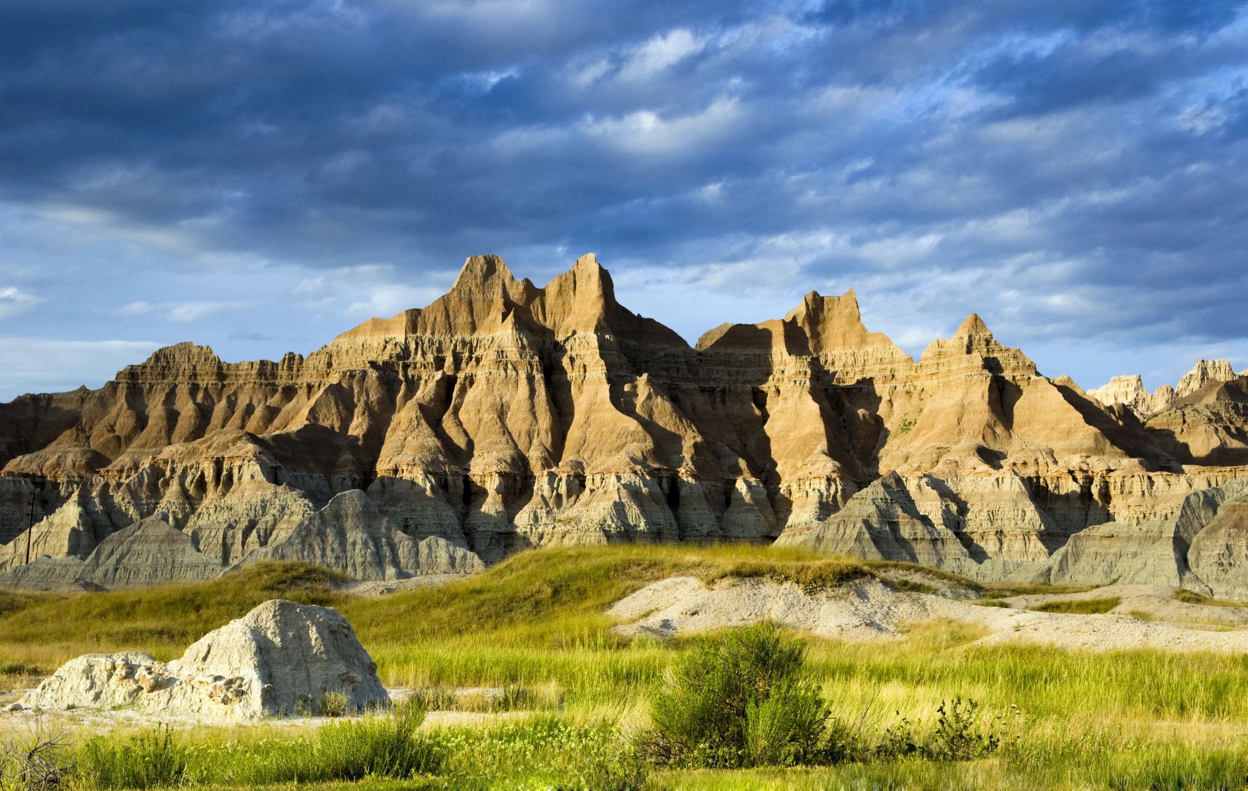 The Badlands National Monument, South Dakota