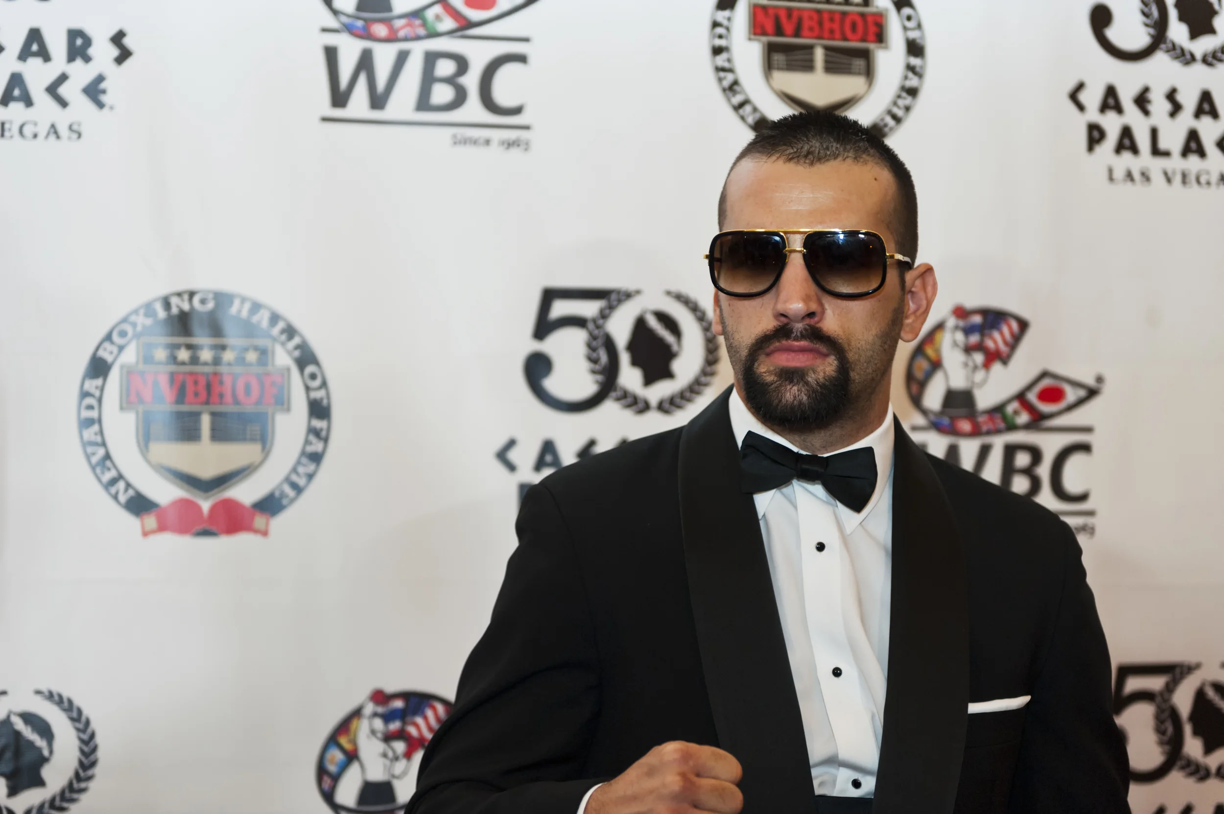 Milorad Zizic on the red carpet at the 2016 NVBHOF