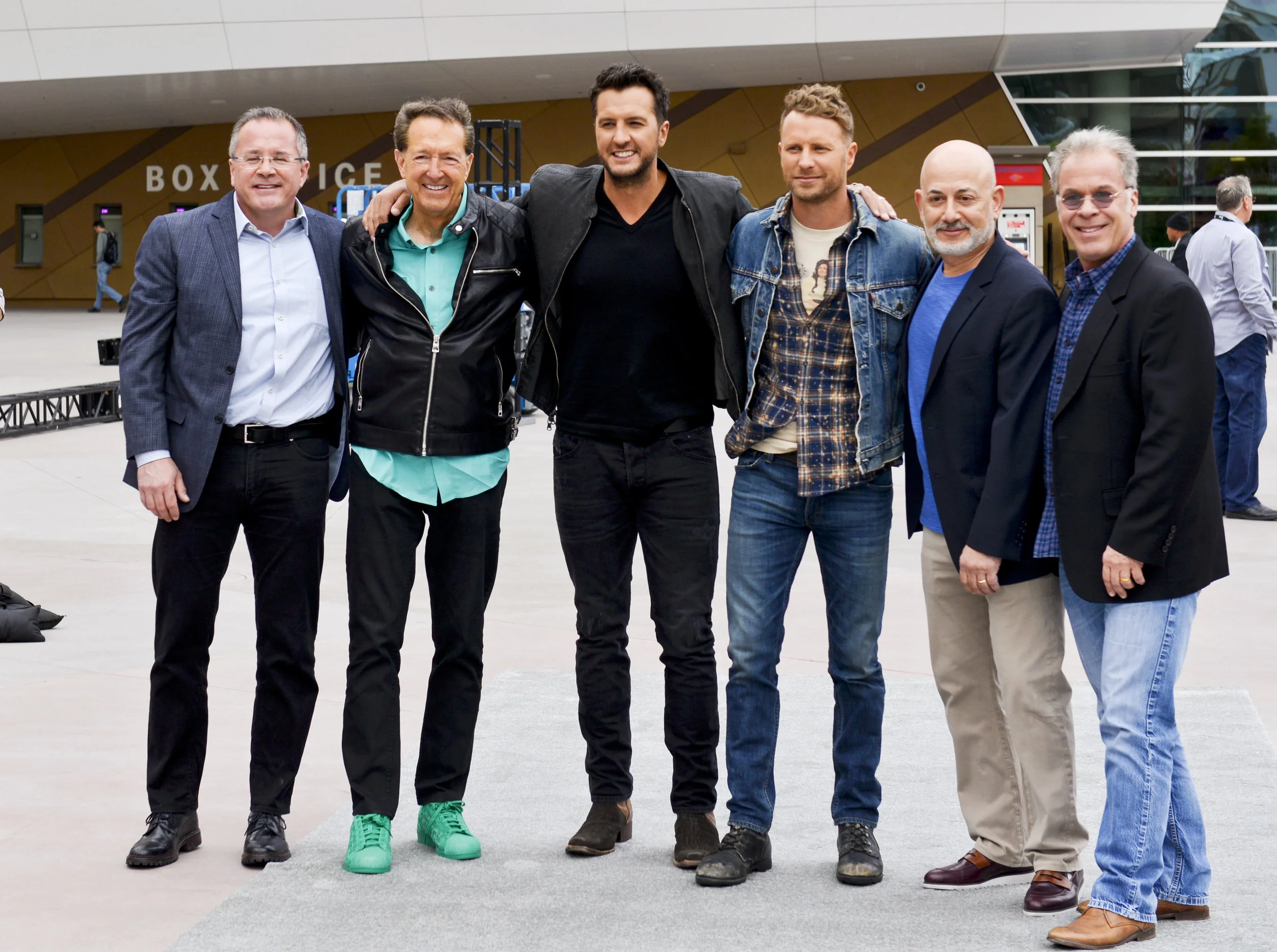 Las Vegas Nevada, March 31, /2017, Luke Bryan and Dierks Bently "Roll Out the Dice" and hold a press confrence for the Academy of Country Music Awards.