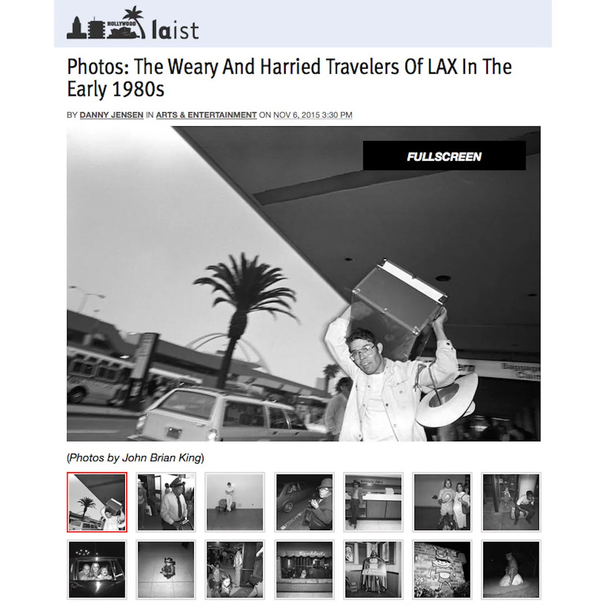 The Weary And Harried Travelers Of LAX In The Early 1980s