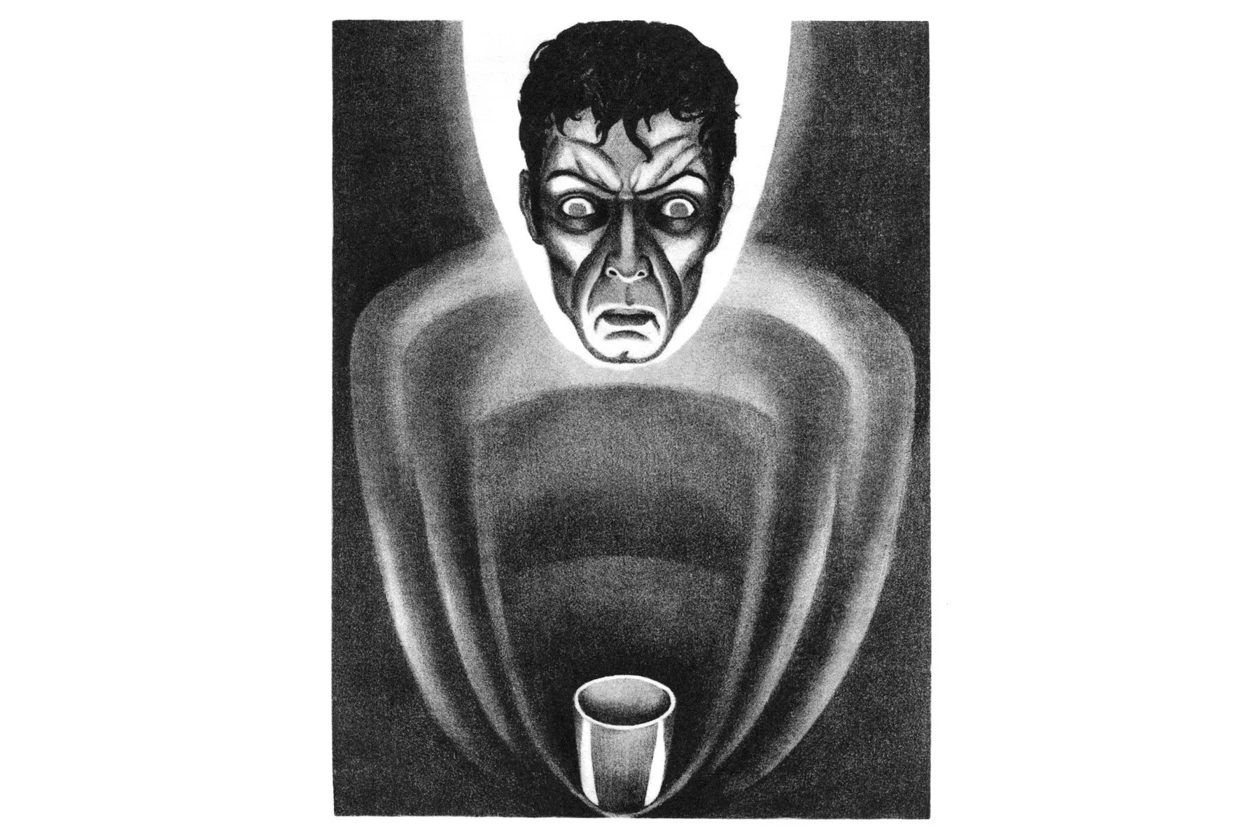 Illustration by Zhenya Gay of Thomas de Quincey’s Confessions of an English Opium-Eater