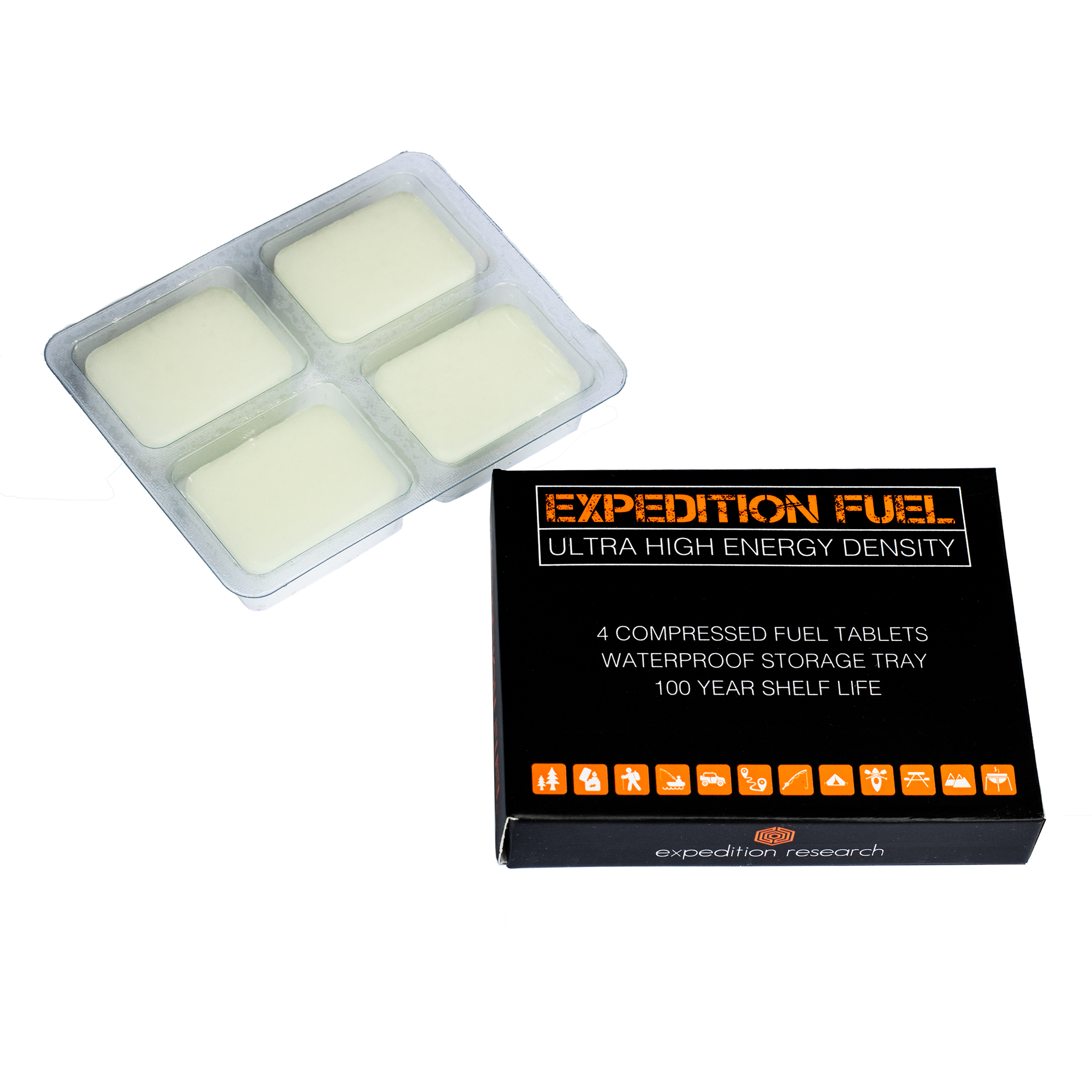 Expedition Solid Fuel Hexamine Tablets Rugged & Submersible Storage