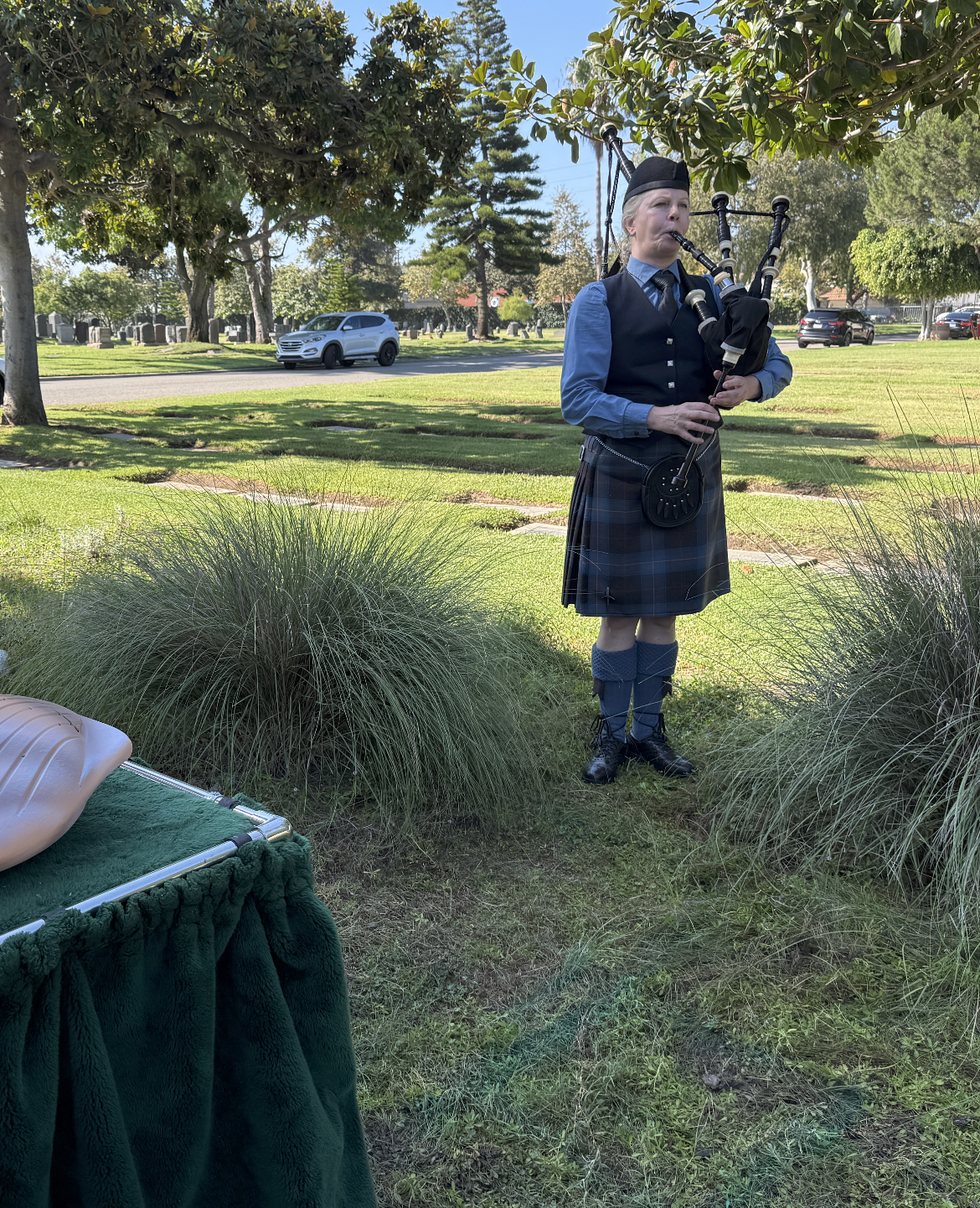 Piping Stories: A Natural Burial and a Beautiful Farewell