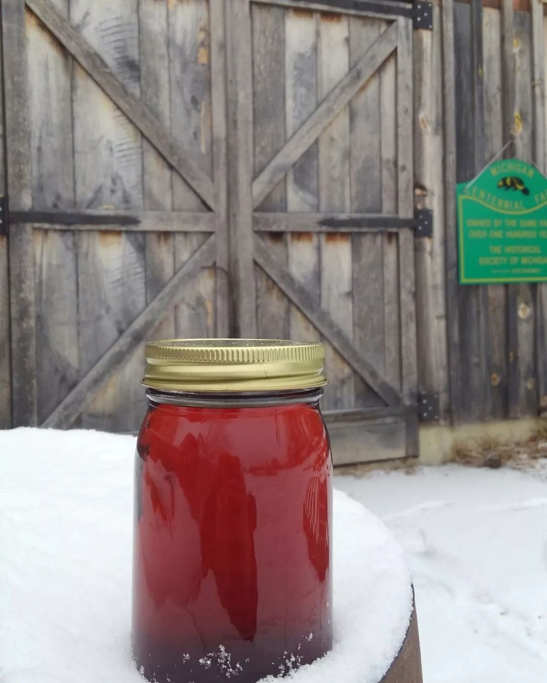 First of the season! You can find it today at the Ann Arbor Farmers Market.