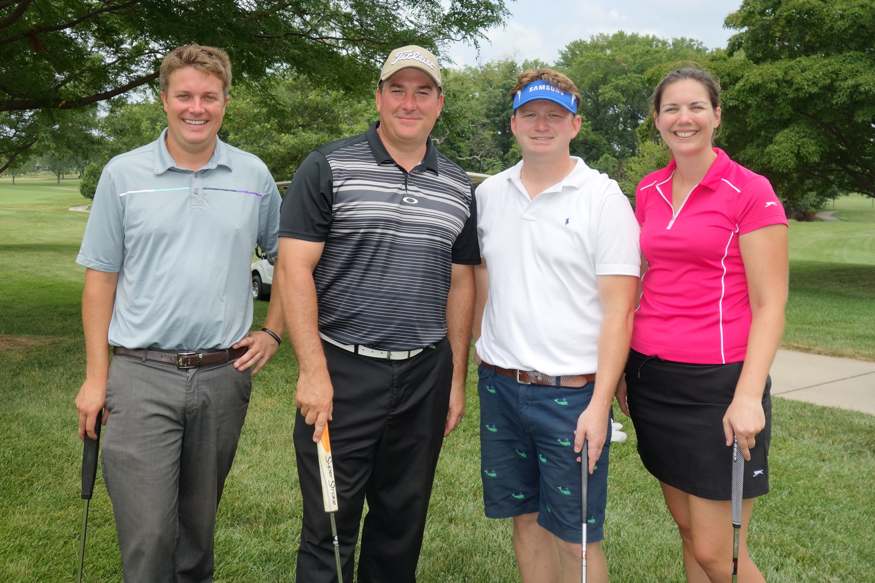 The Yeager Law Firm foursome at the 2015 Combined Campaign Cup