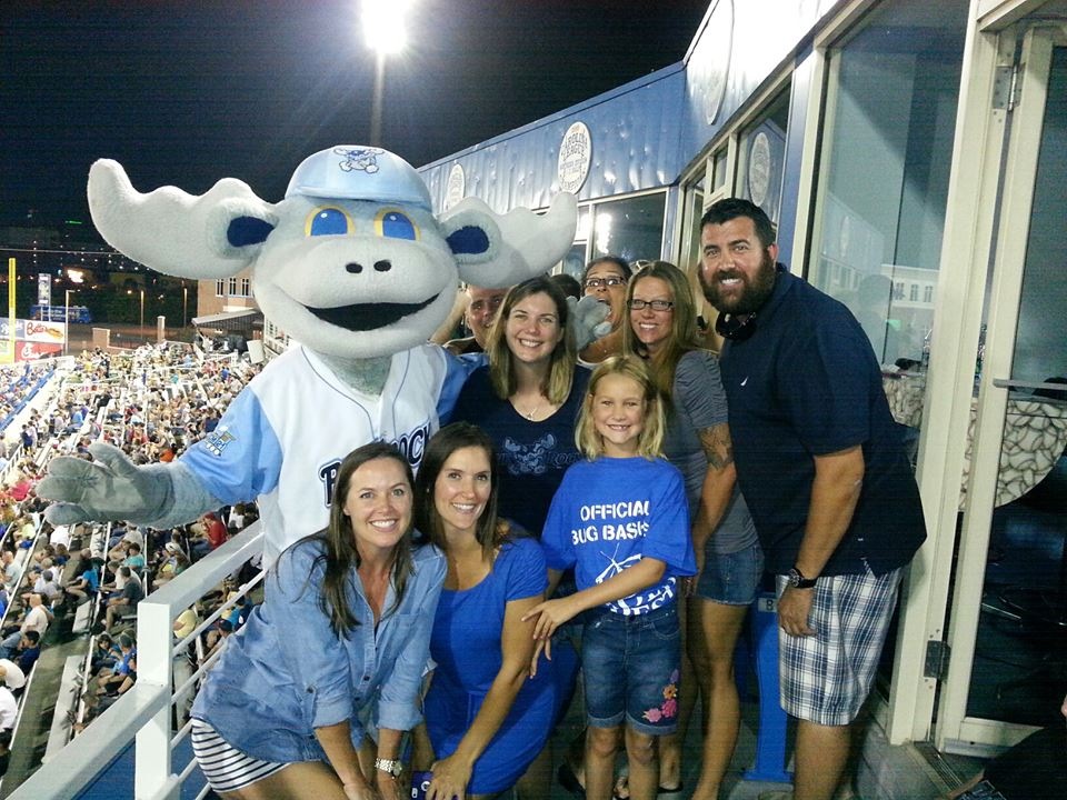 The Yeager Law Firm and friends enjoy a night with Rocky Bluewinkle