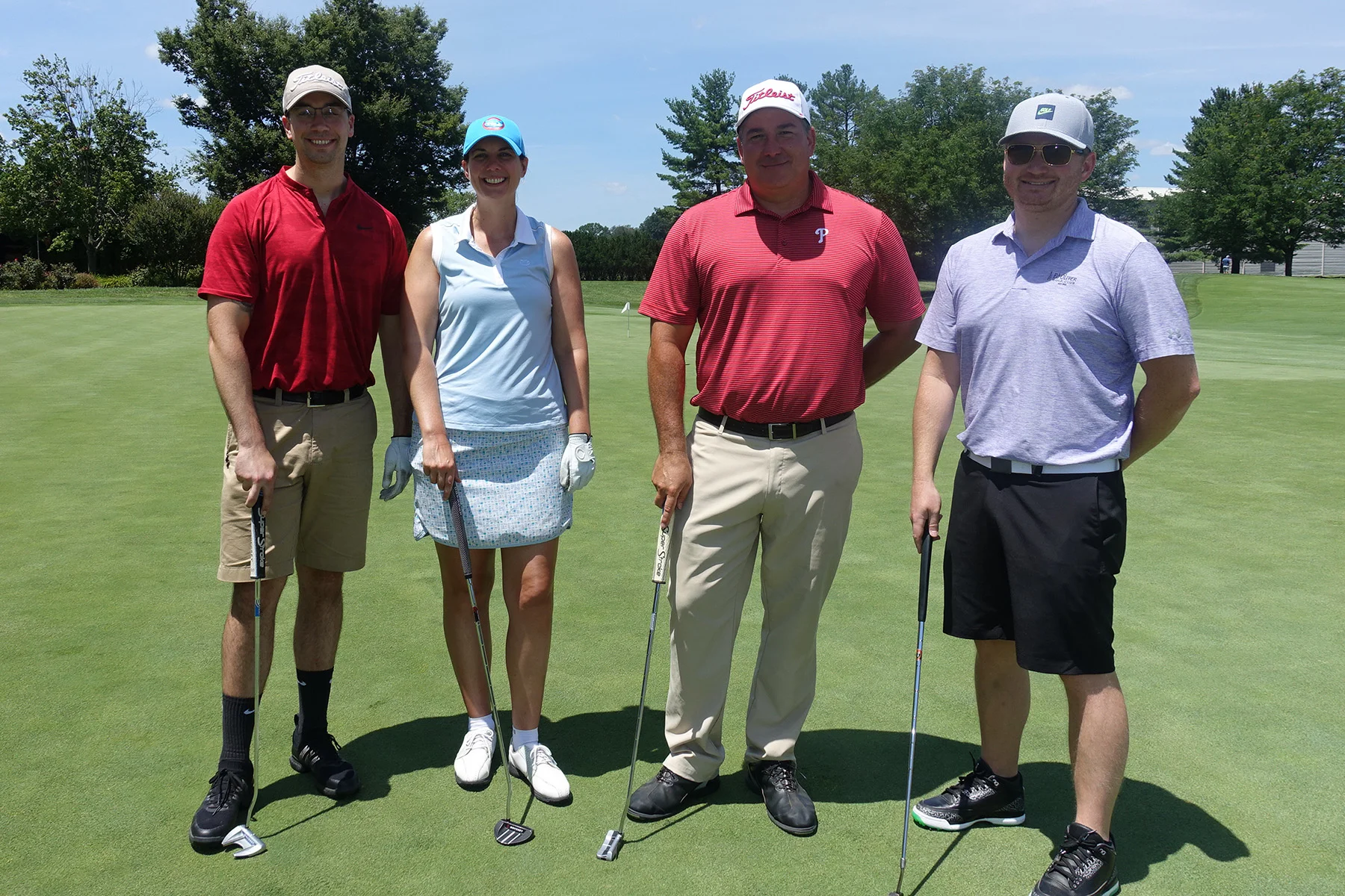 From left to right: Kevin Hancock, Julie Yeager, James Cole and Chris Talley