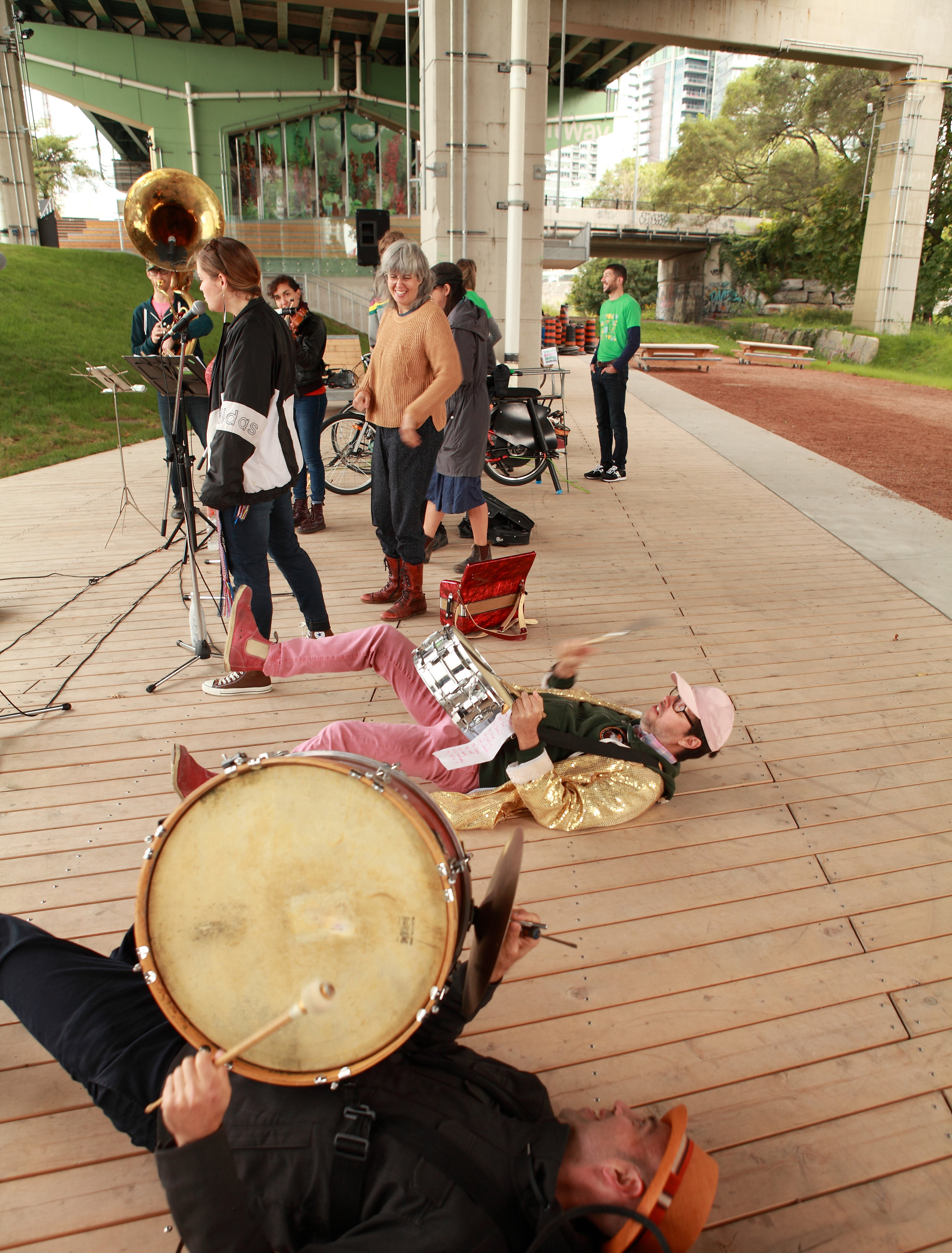 Drummers Down! Toronto Bike Fest 2018