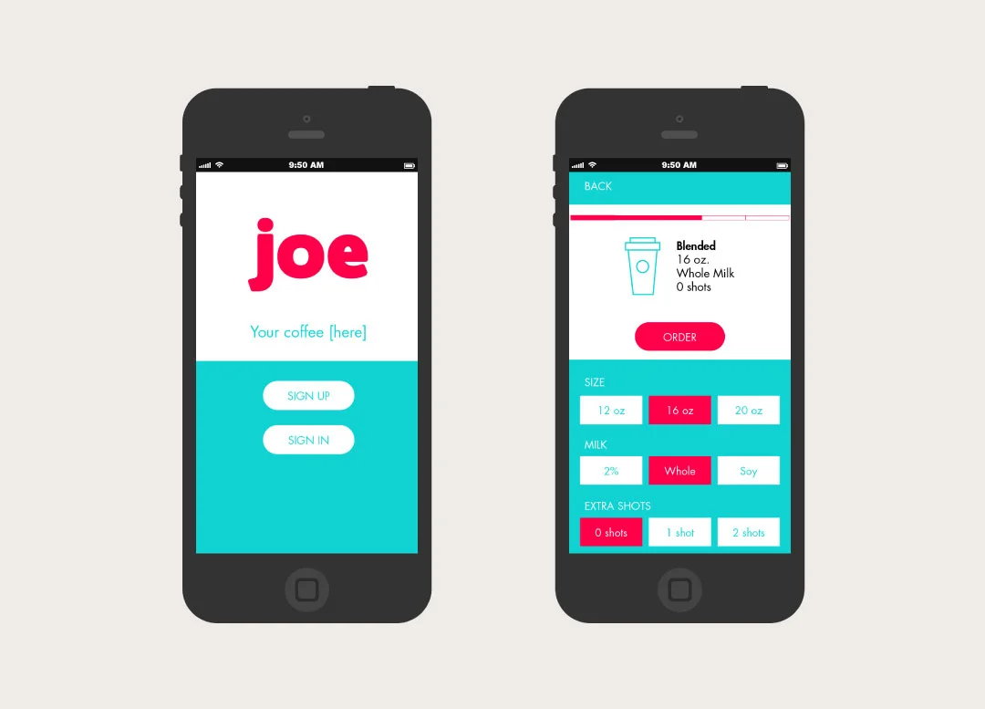 Joe Coffee App — Hey Atlas
