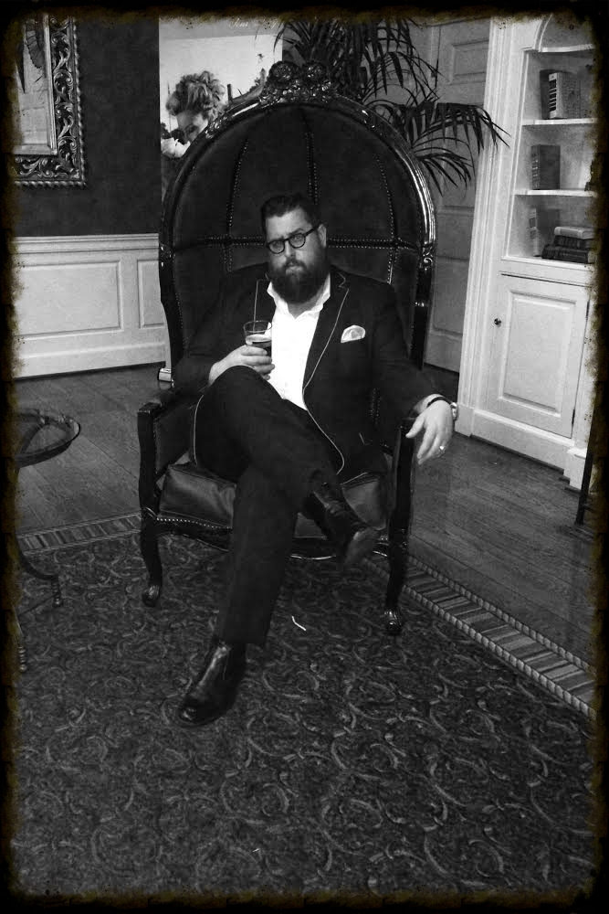 Very average man in very cool chair