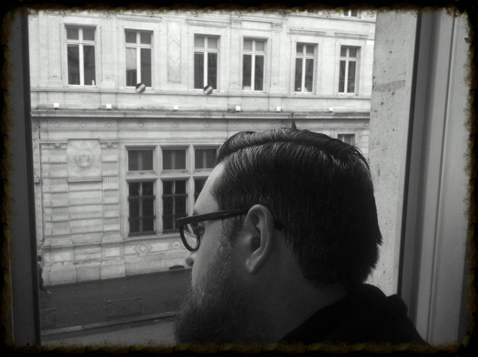 Looking out the window in Paris