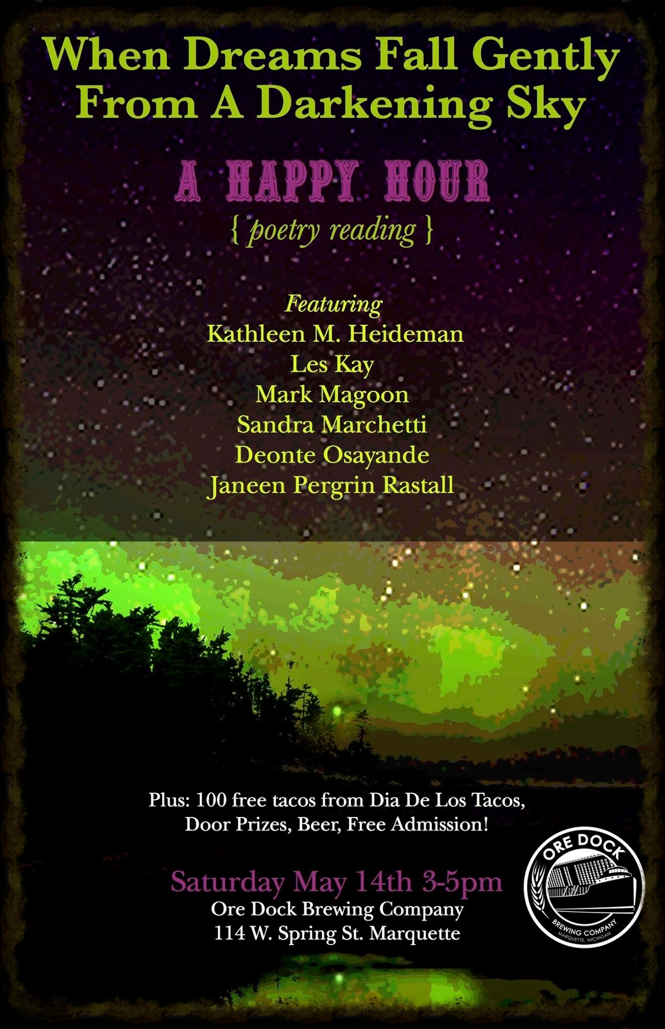 Promo Poster for U.P. Reading with ELJ Publication Authors