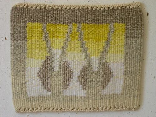 BILDVÄV nr 14 eget utförande 32x26cm 1969