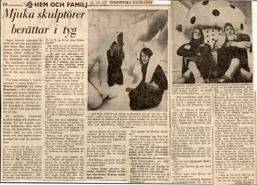 Sydsvenska Dagbladet om utställningen i Krognoshuset 1969