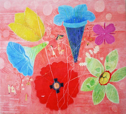 EXIT akryl på duk 114x104cm 2019
