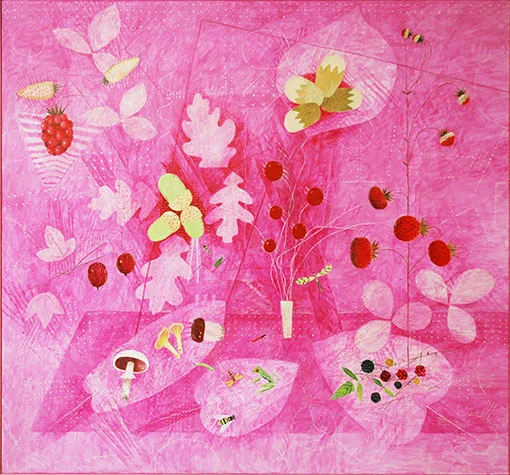DRÖMTYDNING akryl på duk 115x107cm 2019