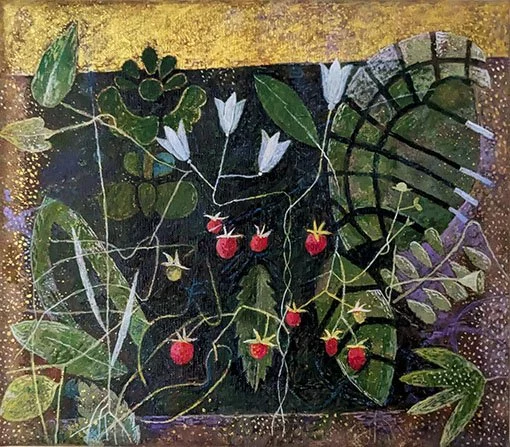  AMOROSO   akryl på duk  25×22cm  2025 