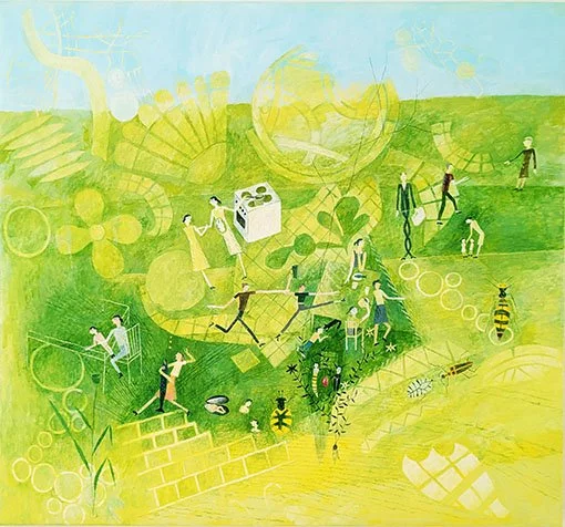  HÄGRING   akryl på duk  80×74cm   2026 
