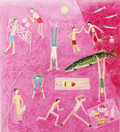  SEMESTER  akryl på duk  33×30cm  2026 