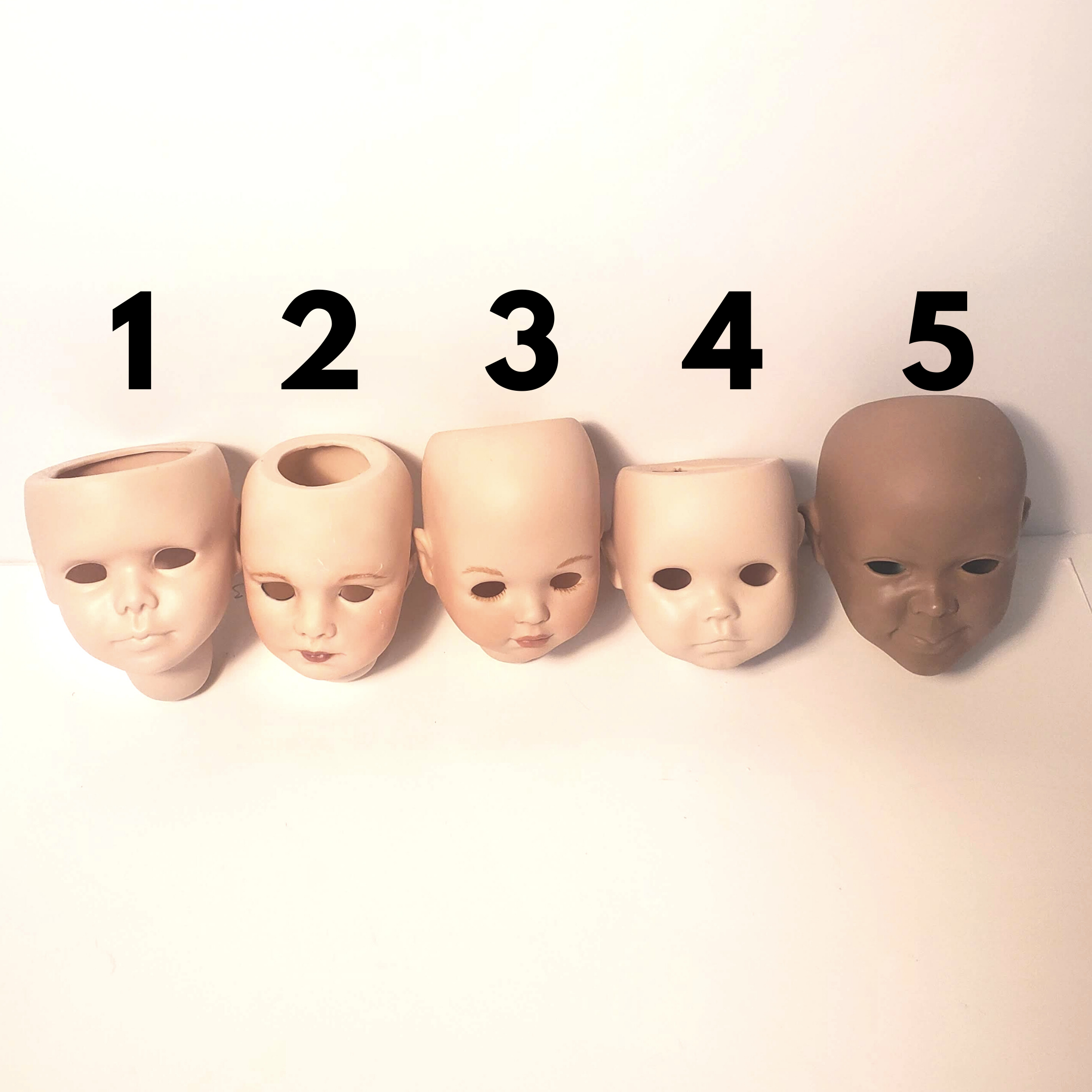 ceramic doll heads