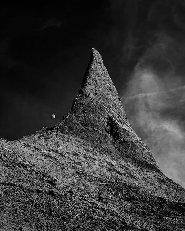 This holy illusion #blackandwhite #nature #moon #bluffs #upstateny