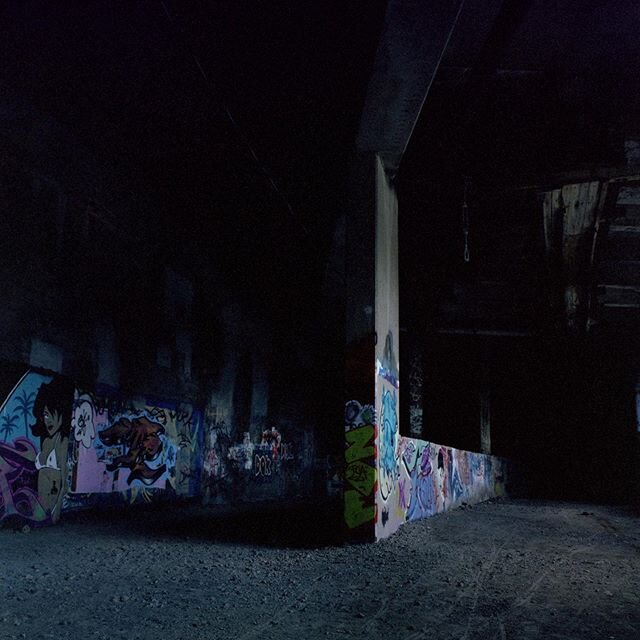 Descending. Abandoned subway of Rochester, 2002.  #film #fearinoculum