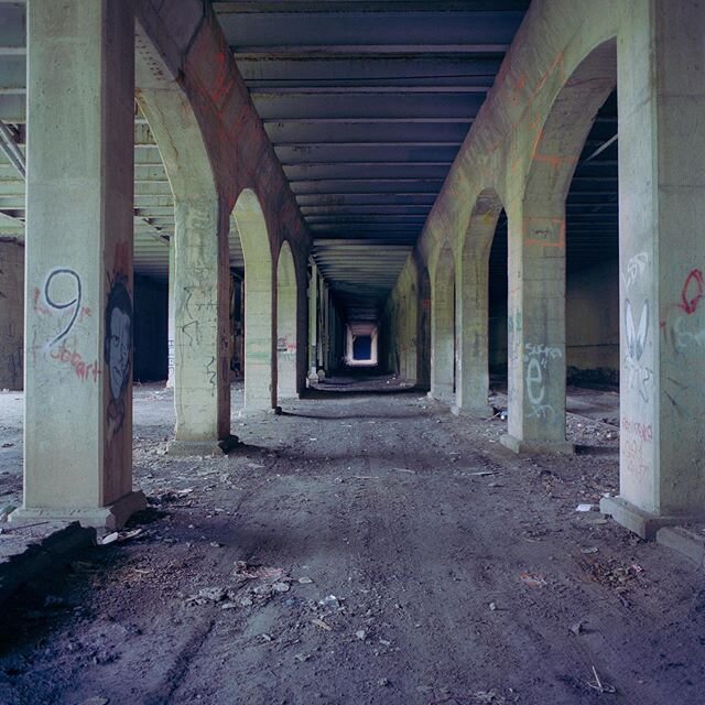 Brave the darkness. Abandoned subway of Rochester, 2002 #film